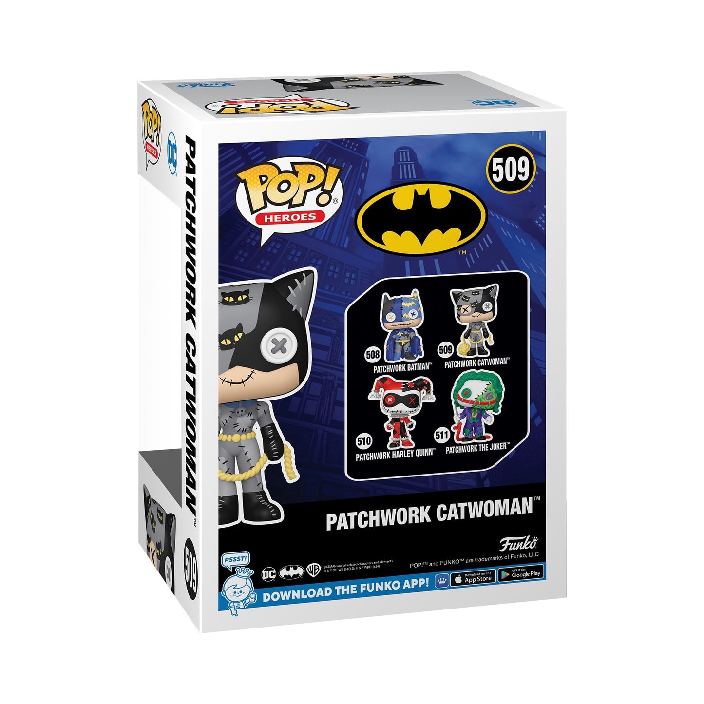 Funko POP! Animation: Patchwork - Catwoman - DC Comics - Collectable Vinyl Figure - Gift Idea - Official Merchandise - for Kids & Adults - Comic Books
