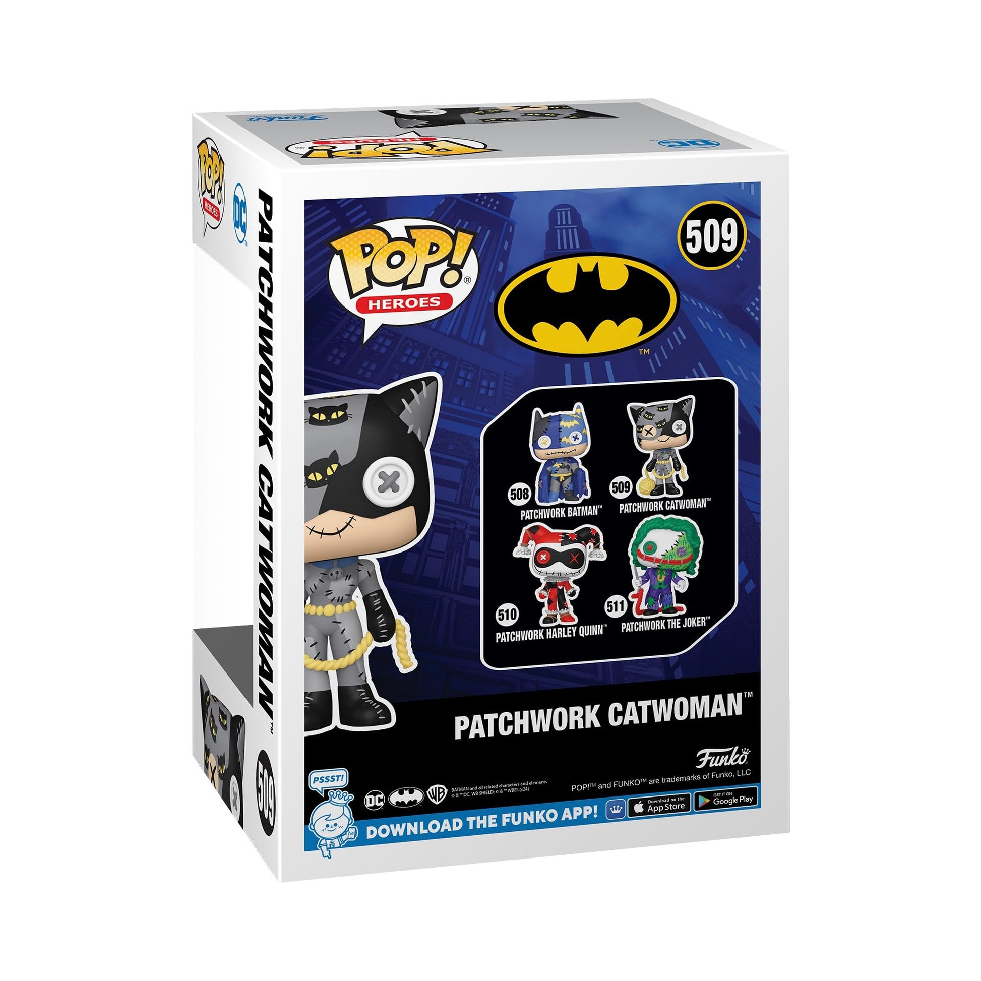 Funko POP! Animation: Patchwork - Catwoman - DC Comics - Collectable Vinyl Figure - Gift Idea - Official Merchandise - for Kids & Adults - Comic Books