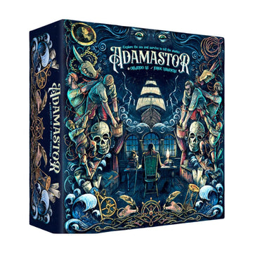 Ludonova Adamastor Board Game - Hand & Tableau Management Strategy Game Set in the Age of Discovery, Story-Driven Family Fun for Kids & Adults, Ages