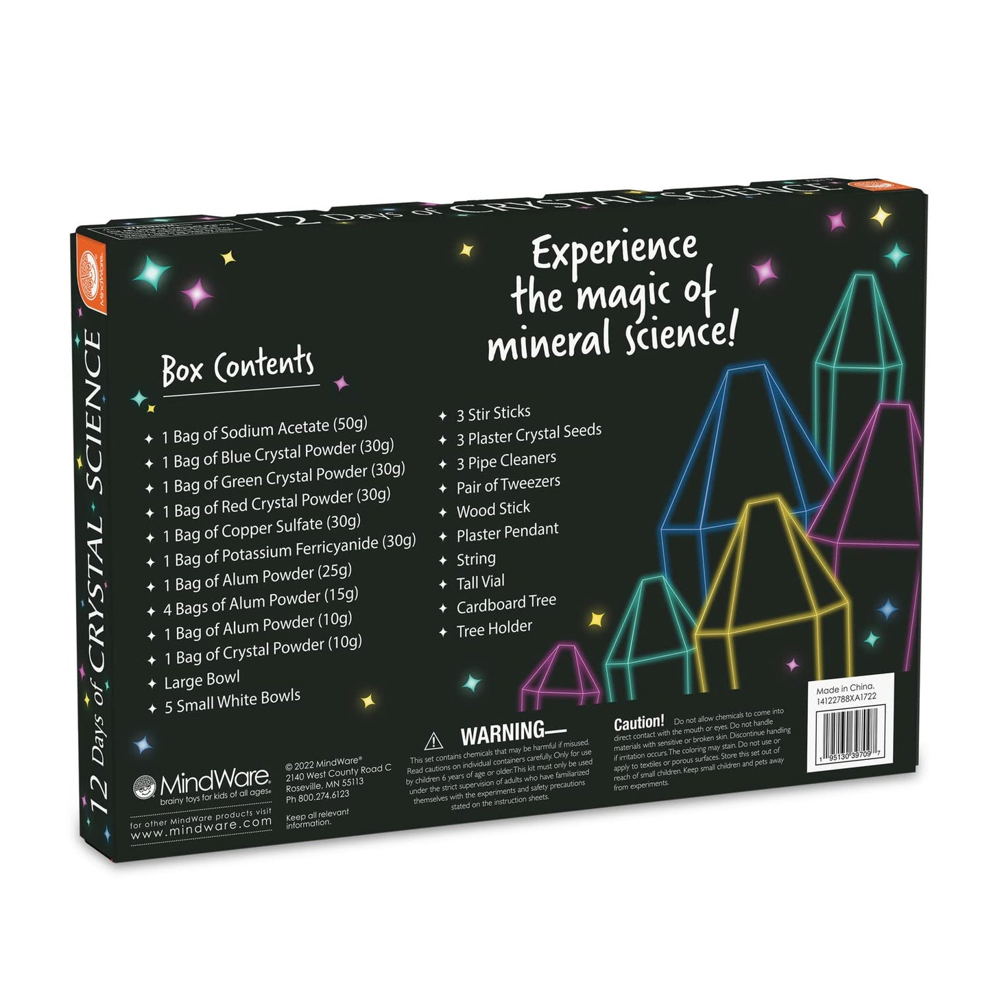 MindWare 12 Days of Crystal Science Kit