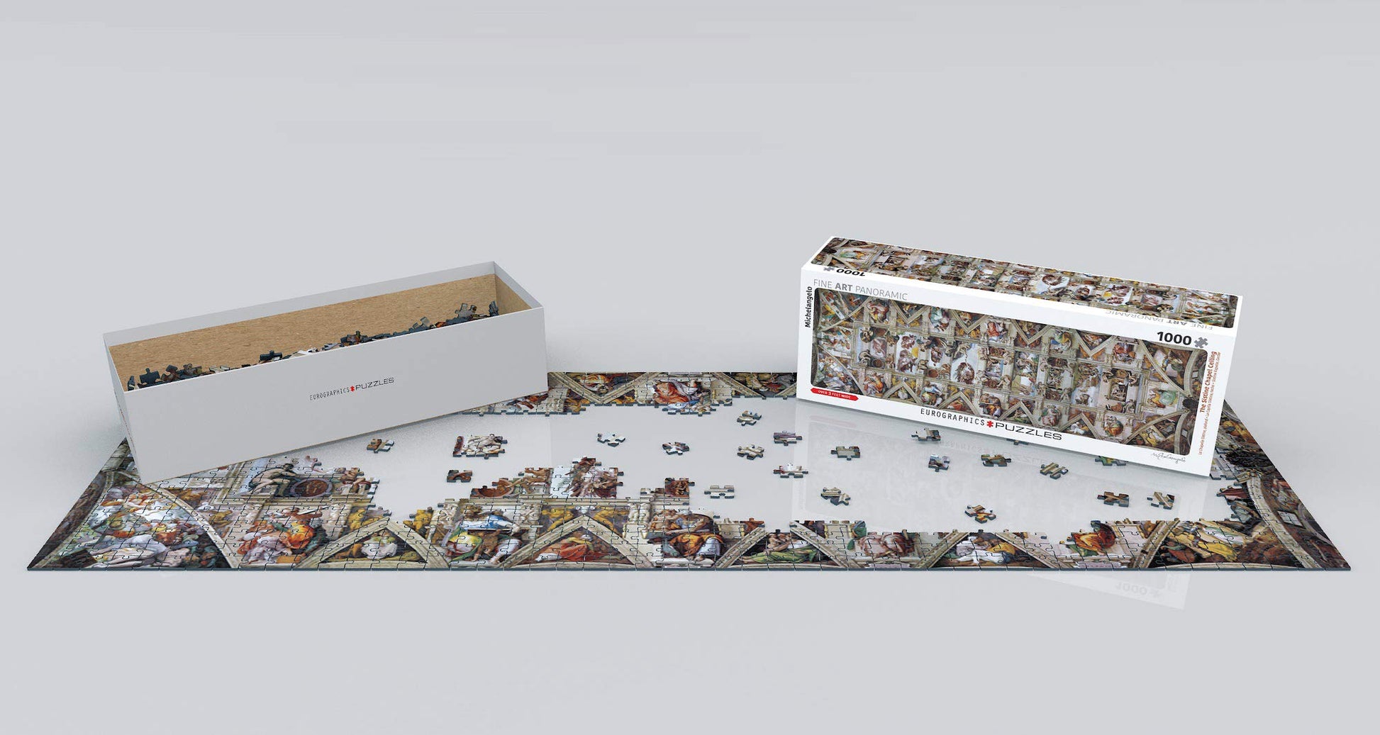 Sistine Chapel Pano 1000pc Puzzle
