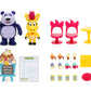Jada Toys Donkey Hodie Frozen Yogurt Truck Playset - Includes 2 Figures Donkey Hodie & Purple Panda - Preschool Toy - Ages 3+