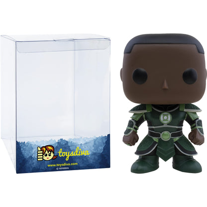 Funko G r e e n Lantern: P o p ! Heroes Vinyl Figurine Bundle with 1 Compatible 'ToysDiva' Graphic Protector (400-52431 - B)