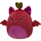 Squishmallows Original 8in Romulus the Beet Bat - Official Jazwares Plush (Little)