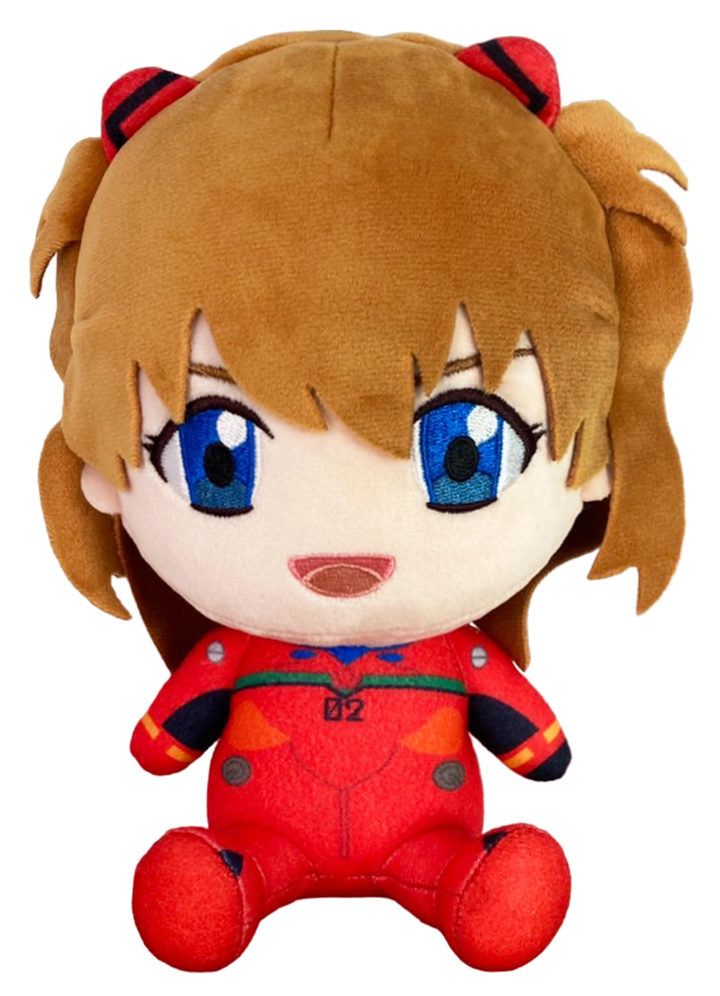 Great Eastern Entertainment Evangelion New Movie - Asuka Langley Sitting Plush 7" H