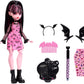 Monster High Draculaura Doll & Accessories, Gore-ganizer Beauty Kit with Bat Clips, Comb & Mirror, Customizable with Stamp Pen & Stickers