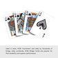 Baron Barclay Two Decks of ACBL Playing Cards in a Plastic Double Deck Box with Pencil