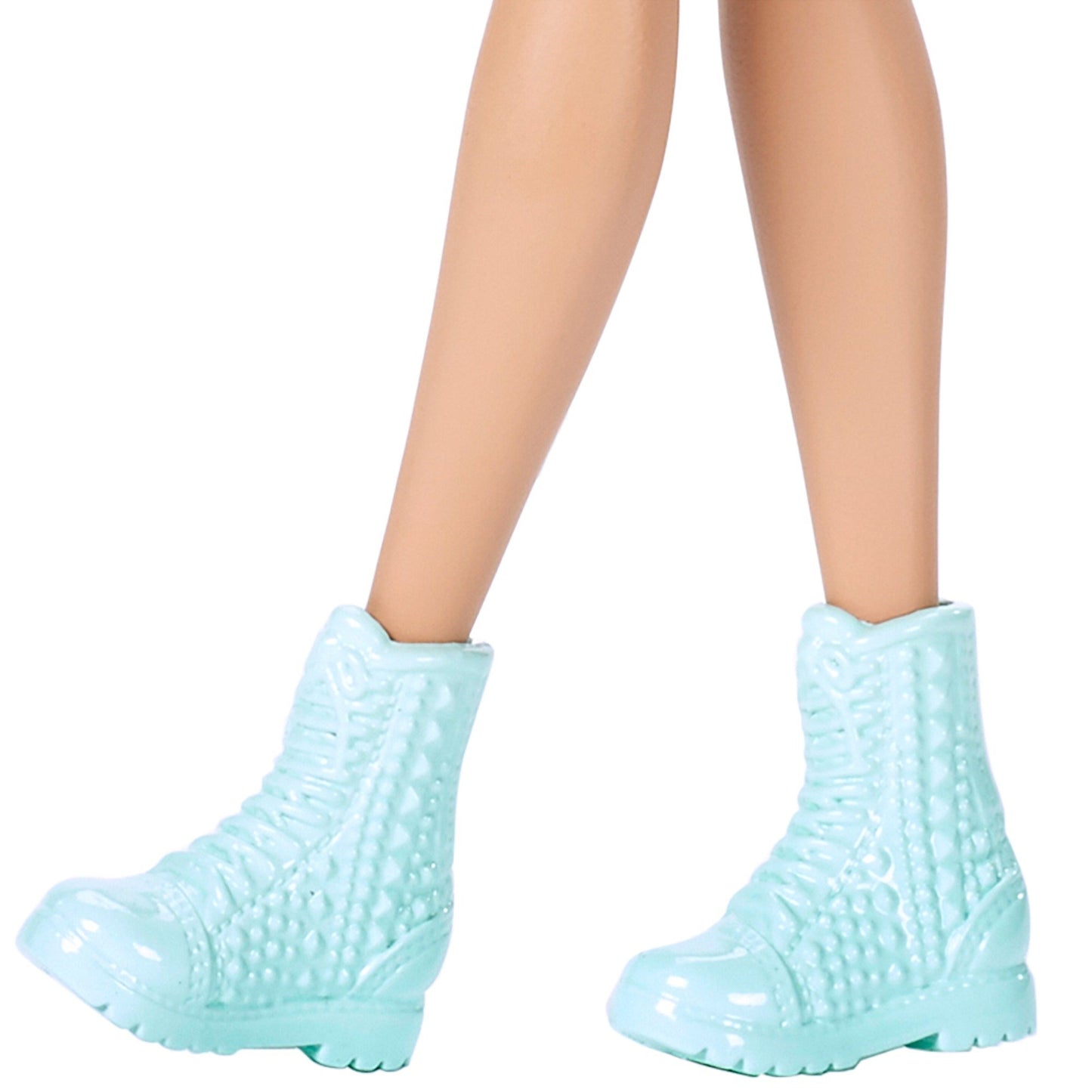 Barbie Fashionistas Doll #62 with Metallic Denim Skirt Overalls