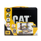 CAT Construction Toys, Store N Go Playset - Tin Travel Case Transforms into Multi-Level Worksite, Includes 2 Little Machines Vehicles & 10 +