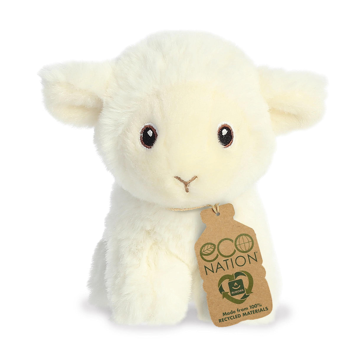 Aurora Eco Nation 4.5" Mini Lamb Responsibly Made Stuffed Animal