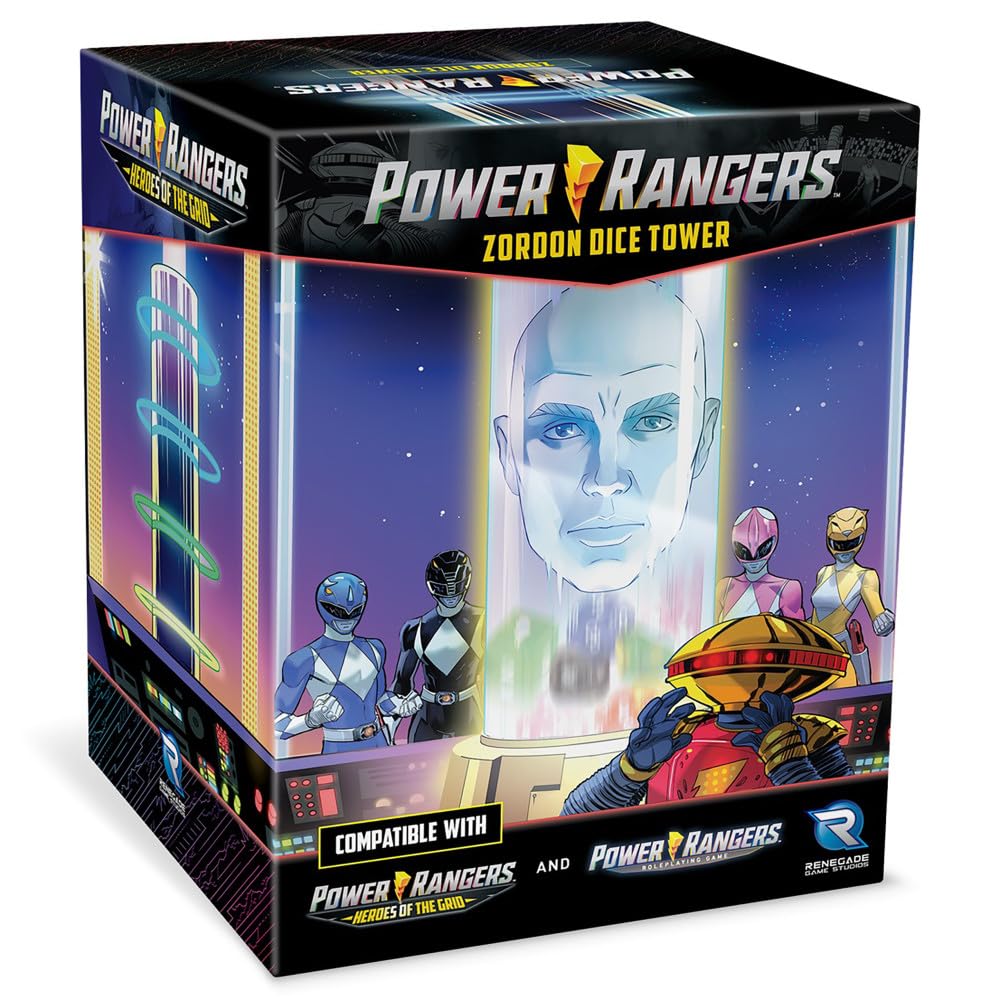 Renegade Game Studios Zordon Dice Tower & GM Screen for Power Rangers RPG
