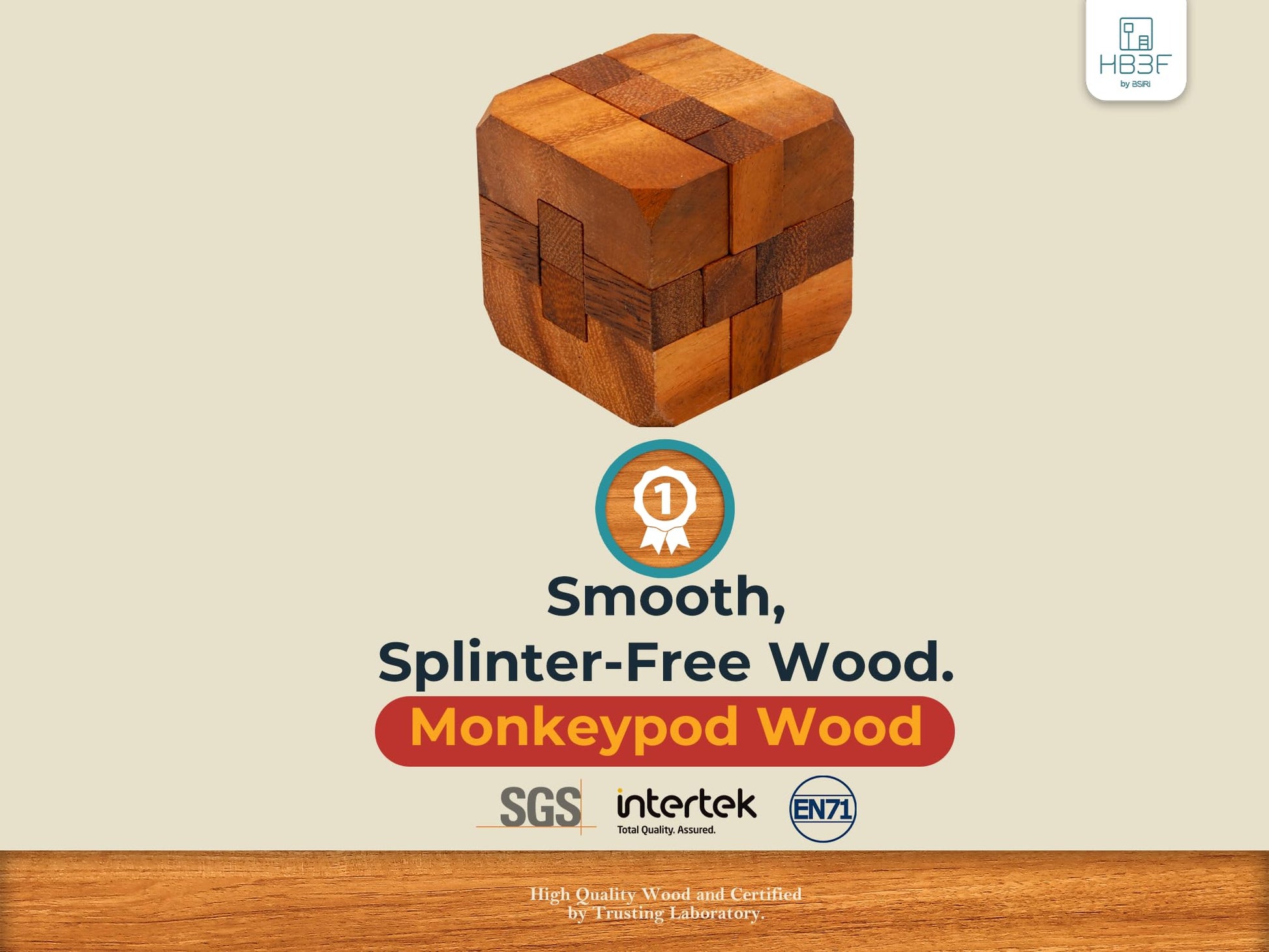 BSIRI Games Gifts and Brain Teaser Puzzles for Adults Classic Diamond Cube Puzzle Wooden 3D Puzzle Games to Challenge Mind for Fun and Educational