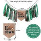 Football 1st Year Down Birthday High Chair Banner,Football 1st Birthday