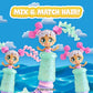 Fashion Fidgets Deluxe Mermaid, Doll and Pet with 18+ Ways to Fidget