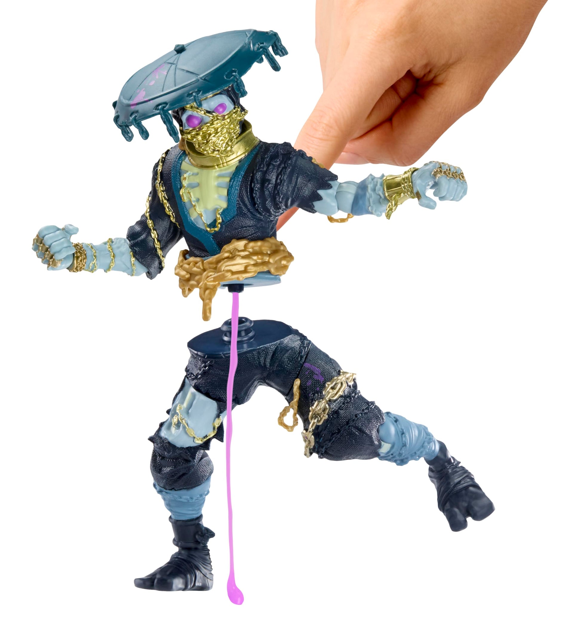 MGA Entertainment Ninjombie Action Figure - Shadow Scorpion, Boys Action Ninja Zombie Slime Monster Action Figure, Ages 6 +