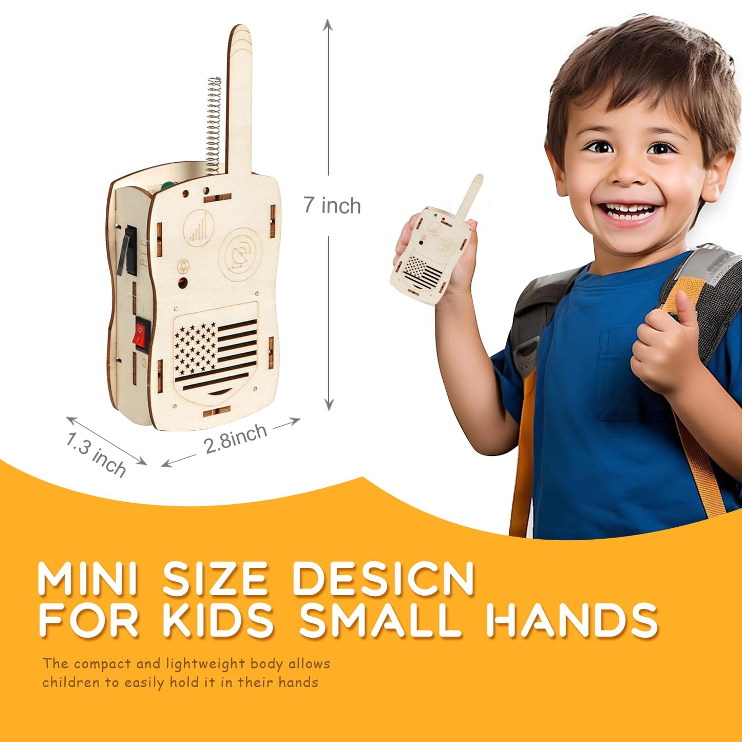 STEM Toys Science Kids Walkie Talkies for 6 7 8 9 10 11 12 13 14+ Years Old Boys Girl Teens Gift Ideas DIY Birthday Gifts Building Crafts Kit
