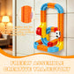 GtuiBugt 146PCS DIY Electric Orbital Car Toy Set Gift for Kids 3+