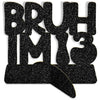 13th Birthday Decorations for Boys - 3 Pack 'Bruh I'm 13' Centerpiece Set, Teen Party Supplies with Table Decor, Happy Birthday 13 Centerpieces