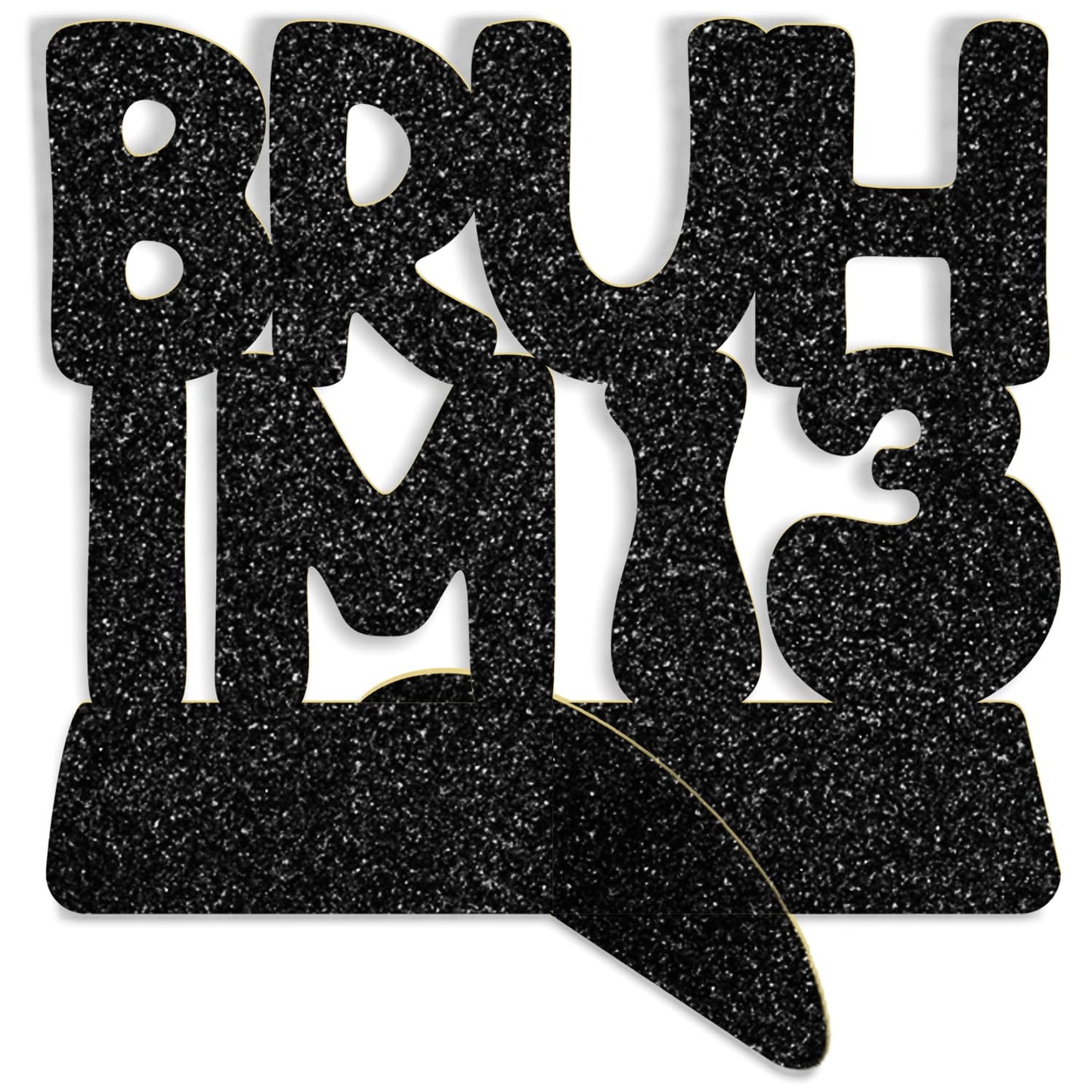 13th Birthday Decorations for Boys - 3 Pack 'Bruh I'm 13' Centerpiece Set, Teen Party Supplies with Table Decor, Happy Birthday 13 Centerpieces