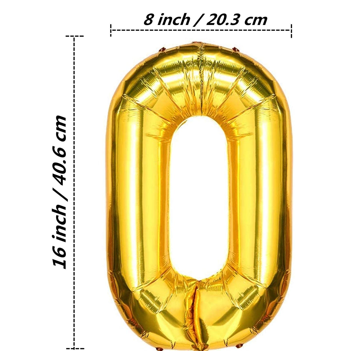 Foil Chain Balloons Jumbo Chain Balloons for 80s 90s Party Decorations Giant Balloon Chain Balloons Gold (Gold, 16 inch)