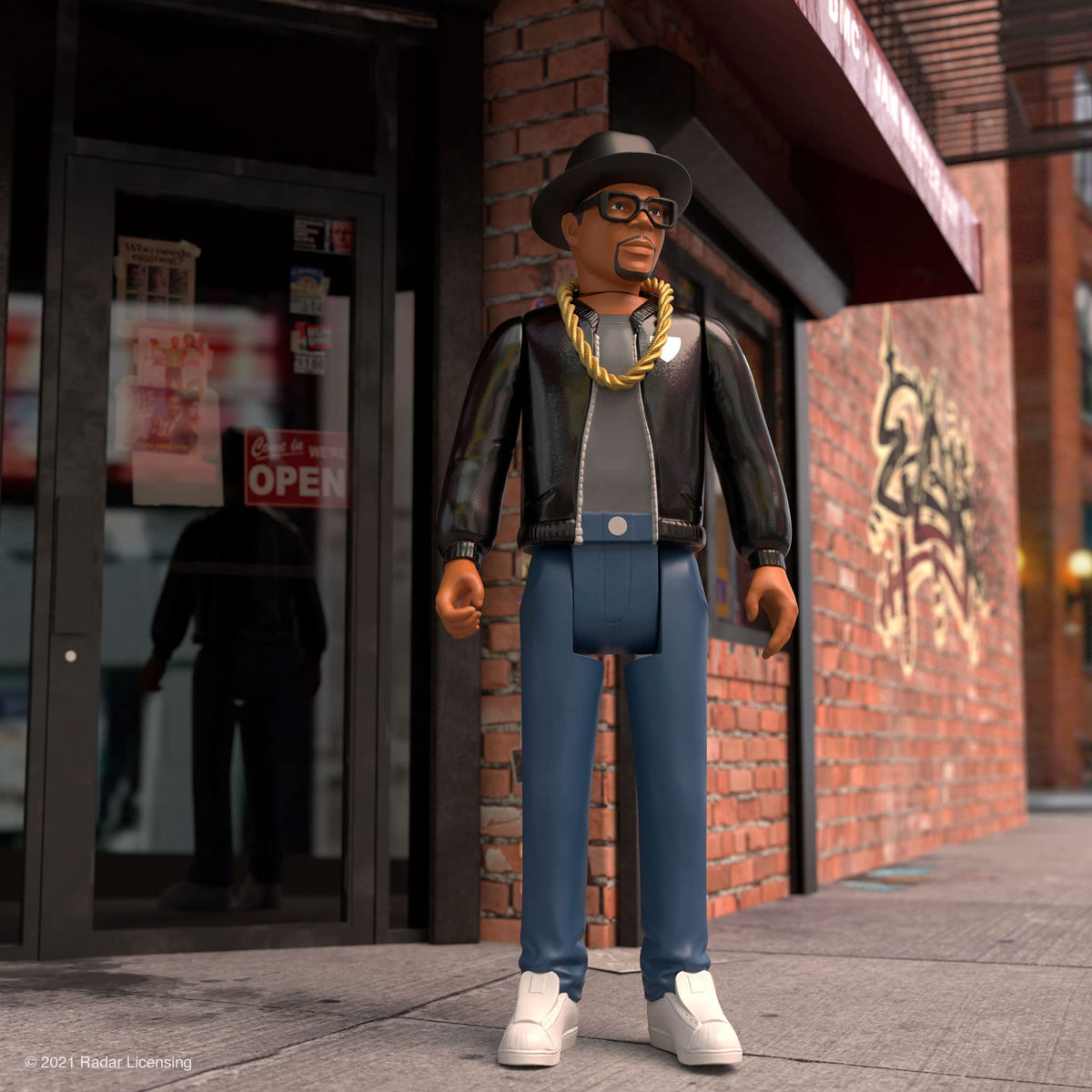 Super7 Run DMC Darryl DMC McDaniels 3.75 in Reaction Figure