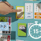 Monopoly Deal Card Game, Quick-Playing Family Card Game for 2-5 Players, Ages 8+