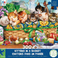 Ceaco - Kittens in a Basket - 300 Piece Jigsaw Puzzle for Adults