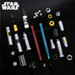 STAR WARS Construct Your Own Lightsabers, Build 2 Lightsabers for Kids, OBI Wan Kenobi Lightsaber & Darth Vader Lightsaber, 6 Year Old Boy Gifts, Toys