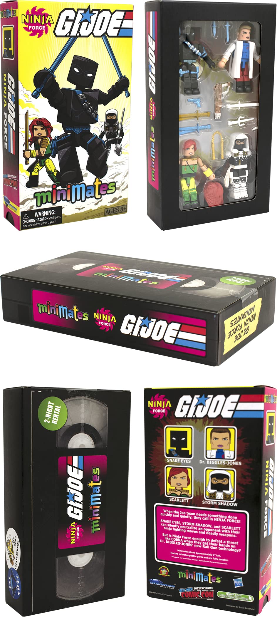 SDCC 2022 GI Joe Anniversary MINIMATES Box Set