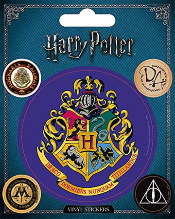 Wizarding World, PS7387, Harry Potter - Hogwarts Vinyl Sticker, Multi-Color, 10 x 12.5cm