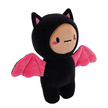 Plushland 10 Inch Halloween Plush Toys Bat, Skeleton,Ghost Spooky Stuffed Animal Stuffies Soft Trick or Treat Party Decor Stuffy for Kids Adults