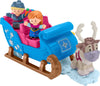 Fisher-Price Disney GGV30 Frozen Kristoff's Sleigh by Little People, Multi Color