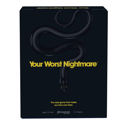 Your Worst Nightmare by Pressman - The Card Game That Makes You Face Your Fears, Black