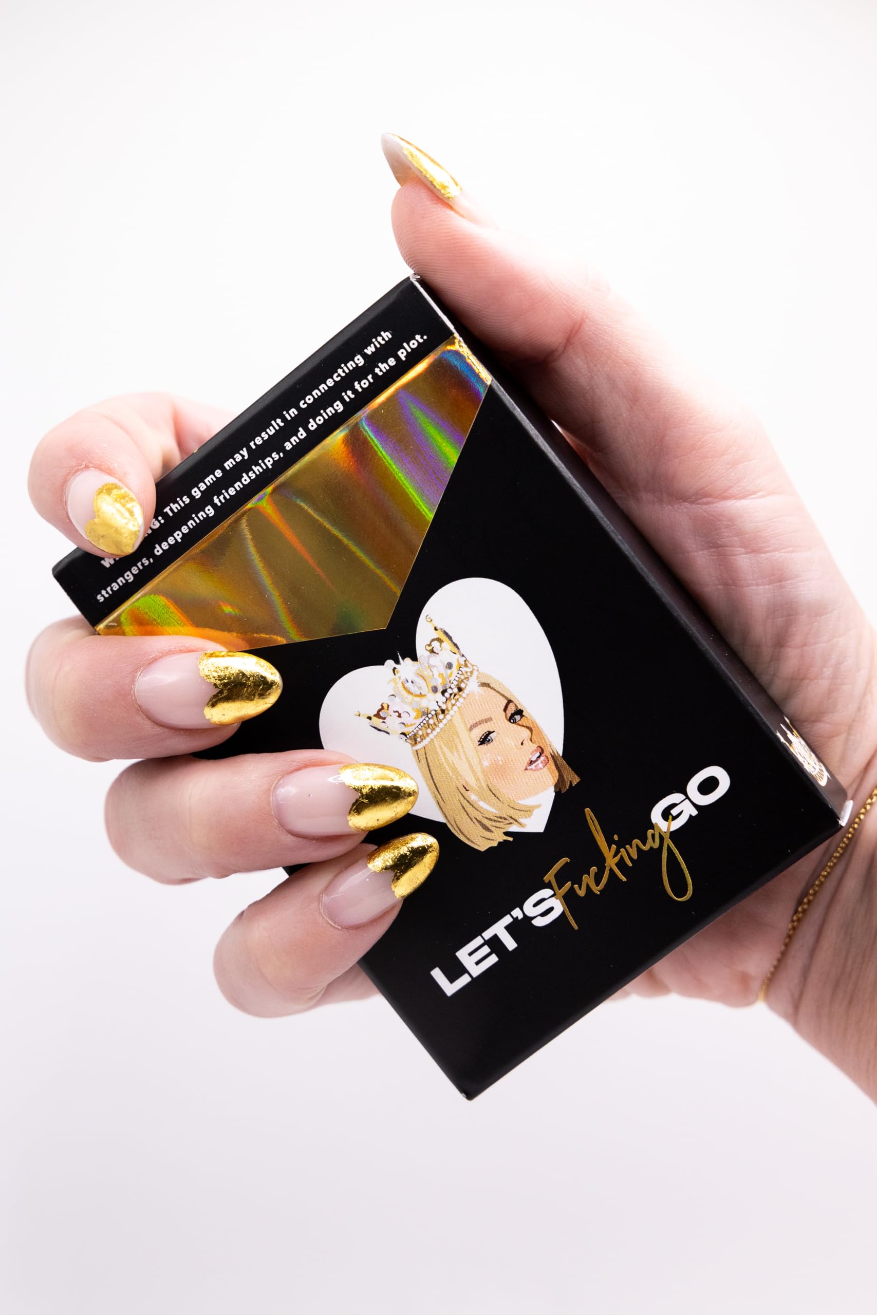 Let's F*ing Go Party Card Game, 50 Bold Prompts, Social Ice Breaker for Friends and Groups