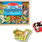 Melissa & Doug Wooden Animal Magnets Set (20 Pieces) - Farm, Zoo & Pet Fridge Magnets in Storage Box - Montessori Preschool Learning Toys for Toddlers