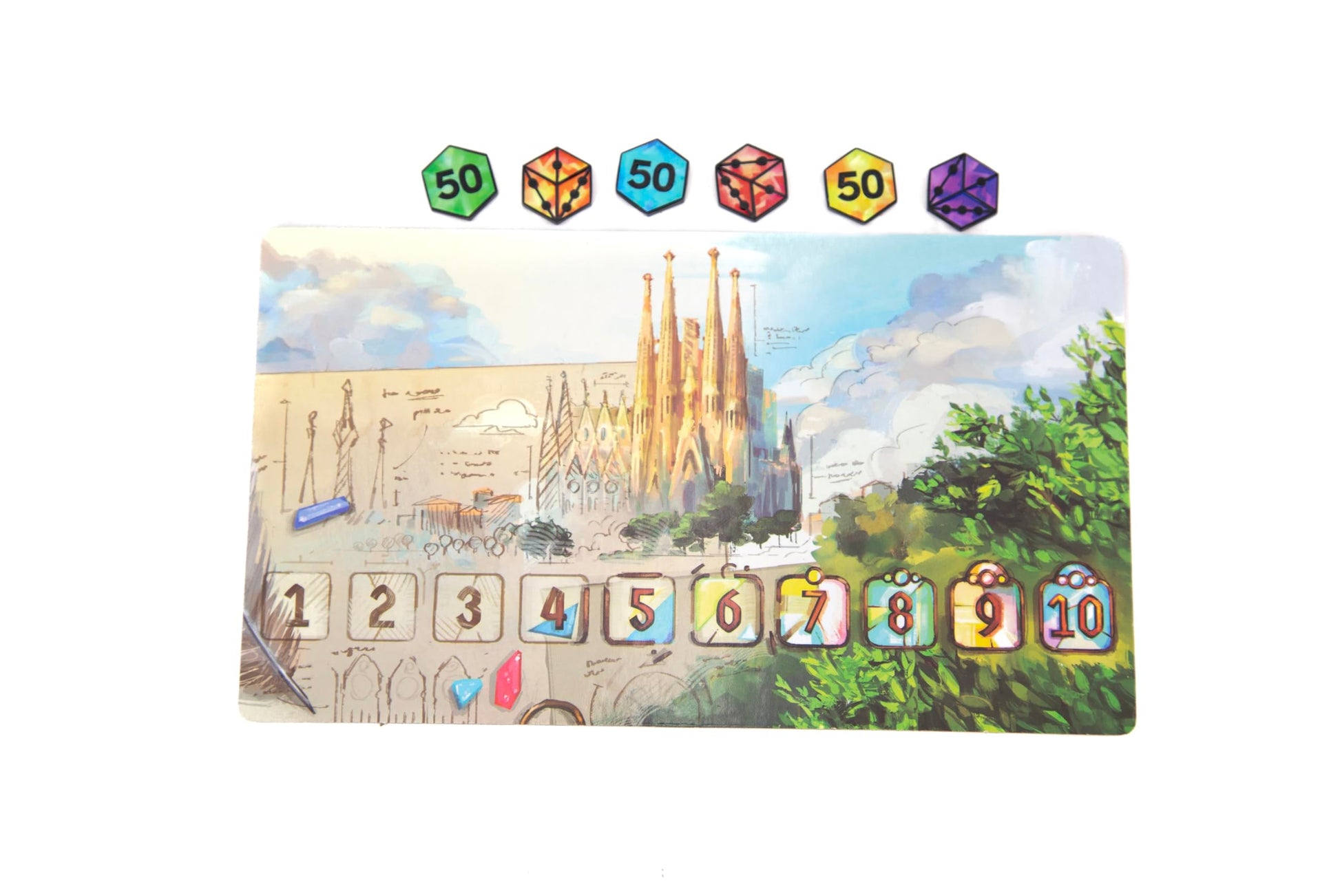 Floodgate Games Sagrada Board Game | Family Game for Kids and Adults | Dice Drafting and Placement Strategy Game | Ages 10+ | 1 to 4 Players