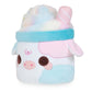 Cuddle Barn PlushGoals - Cotton Candy Mooshake | Super Soft Cute Kawaii Pink Blue Pastel Cow Dessert Drink Collectible Plush Toy, 11 inches