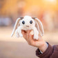 TAMMYFLYFLY Lifelike Moth Plush Toy,Cute Poodle Moth Stuffed Animal, Insect Model Toy, 7 Inches Soft Toy