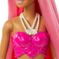 Barbie Dreamtopia Mermaid Doll with Pink Hair, Pink & Yellow Ombre Tail & Headband Accessory