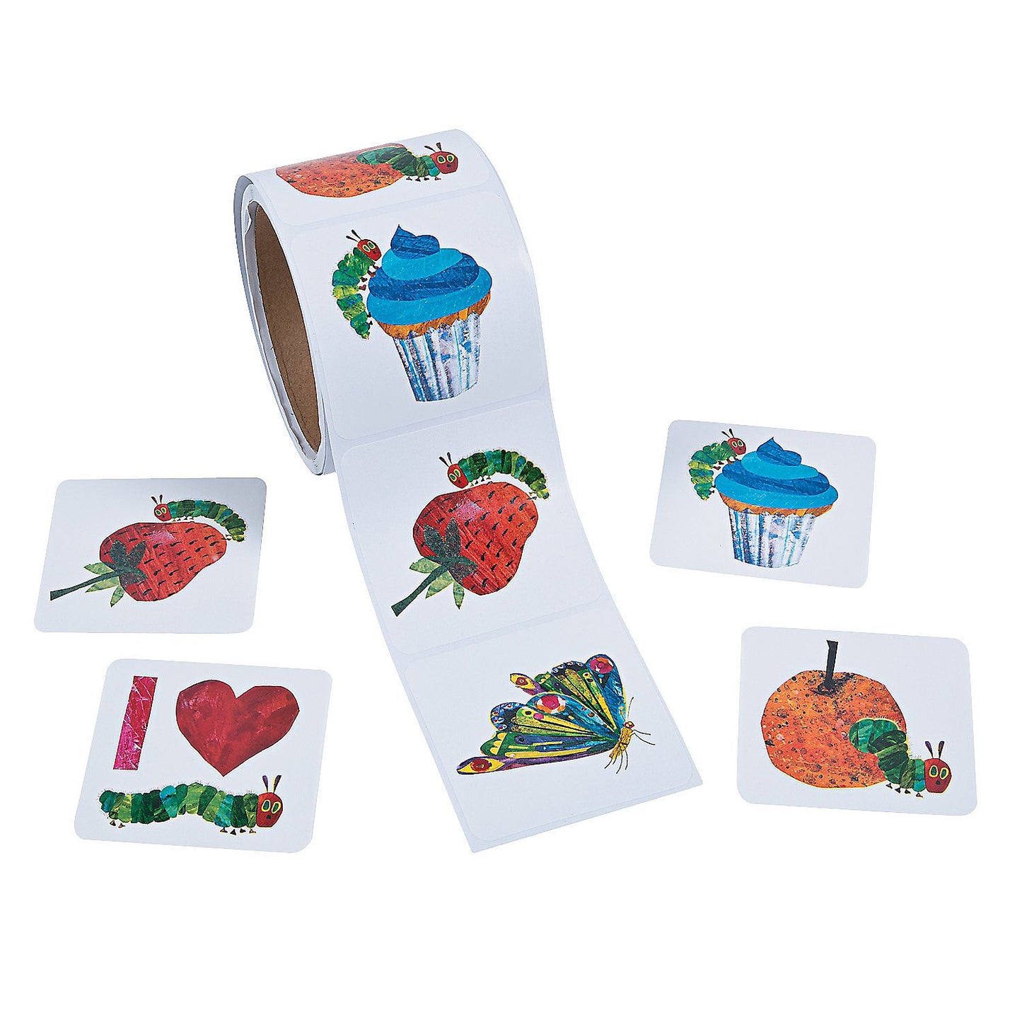 Very Hungry Caterpillar Roll Sticker - 1 Piece - Educational and Learning Activities for Kids