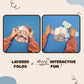 Innovative Foldable 3D Sticker Scene Kit - Interactive Large Sticker Scenes with Layeres for Adults & Kids, Detailed Miniature Scene Stickers Book