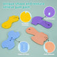 Baby Teething Toys, 4 Pack Silicone Baby Teether Toys with Pacifier Clips, Tool Shape for Babies 0-6 6-12 Months, Multi-Texture Gum Massage Teething