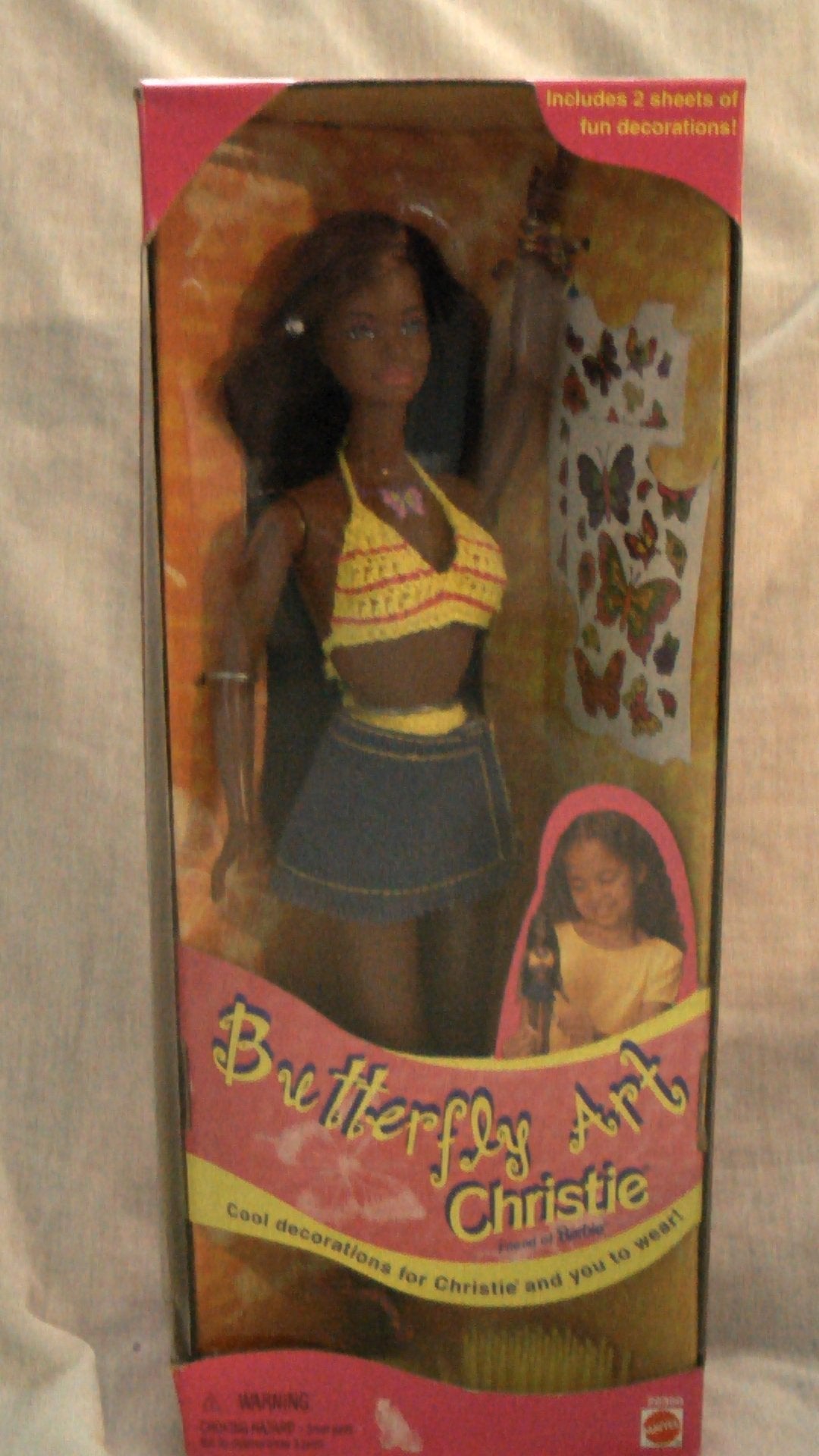 Barbie Butterfly Art Christie Doll (1998)