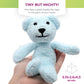 Thermal-Aid Zoo Mini - (Buckley the Blue Bear) - Mold-Resistant, Washable Hot & Cold Pack for Kids - Heating and Cooling Pad with Natural Corn Filling