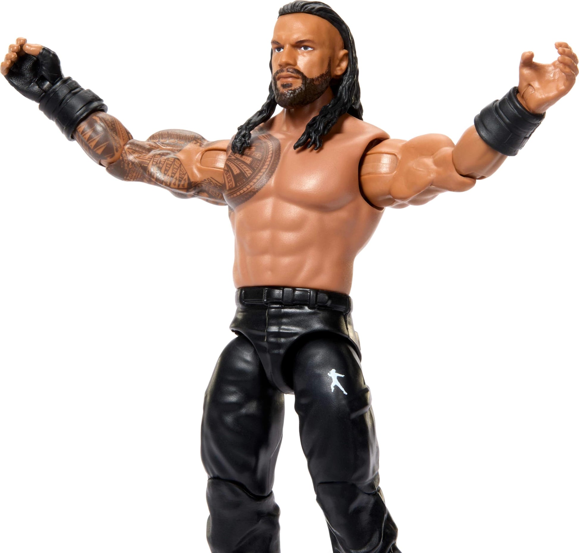 Mattel WWE Roman Reigns Action Figure, Main Event Series #166, 6-inch Collectible Superstar with 14 Articulation Points & Life-Like Look