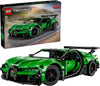 LEGO Technic Green Bugatti Chiron Pur Sport Hypercar Set #42241 - 771 Pieces, Working W16 Engine, Steering Control, Opening Doors & Hood | Ages 9+ |
