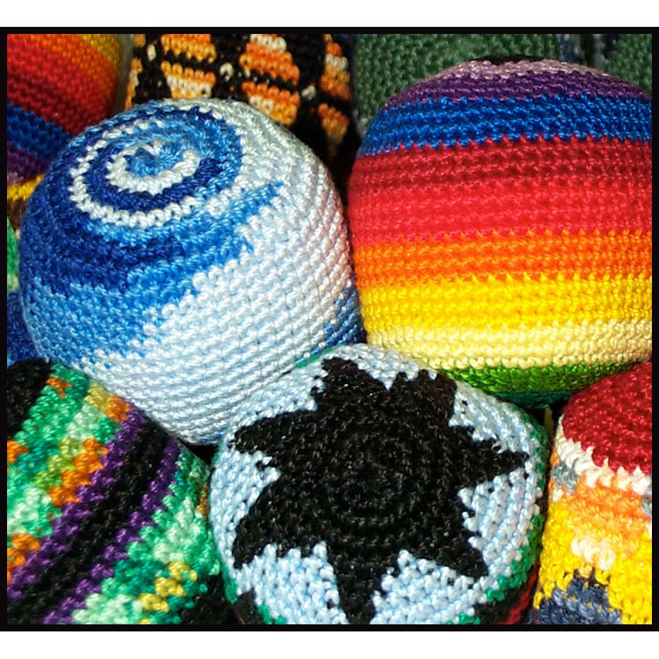 DIRTBAG Footbag Crochet 12 Pack of Sacks You Kick