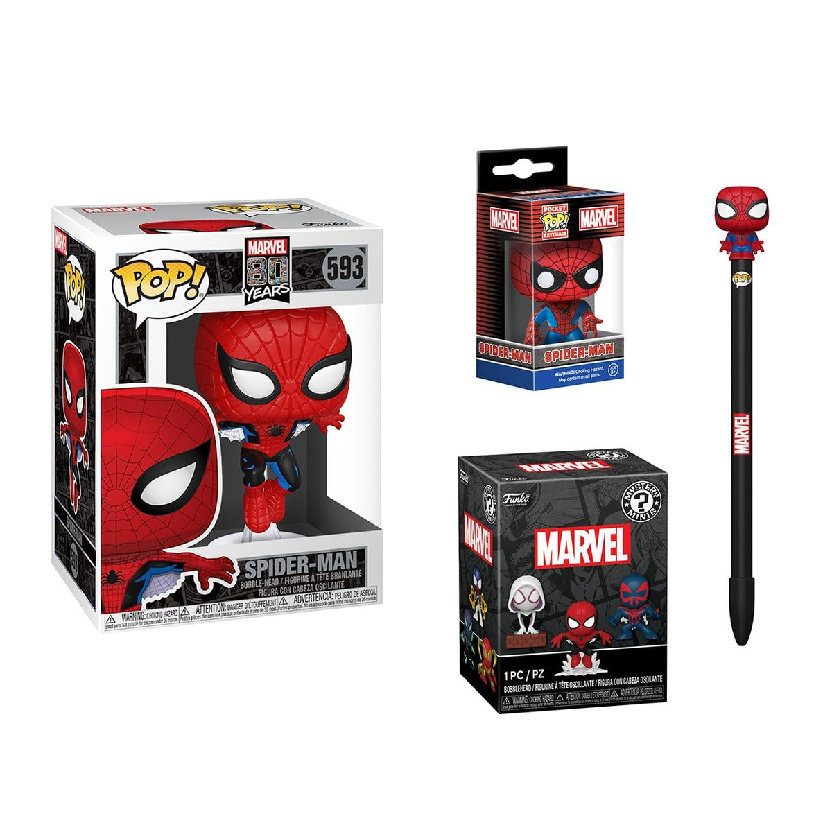 Funko Pop! Impulse Bundle: Marvel Comics - Spider-Man, 4-Pack