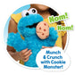 Just Play Sesame Street 13.5-inch Nom Nom Cookie Monster Plush with Sounds and Motion, Blue, Kids Toys for Ages