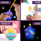 Create Your Own Magic Sand Art Glitter Activity | Glow in the Dark Colored Custom Sand Kits for Kids - Includes 12 Bottles, Funnels, Sticks, 60 Bags